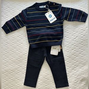 Mayoral Sweater & Pant Set 9M NWT